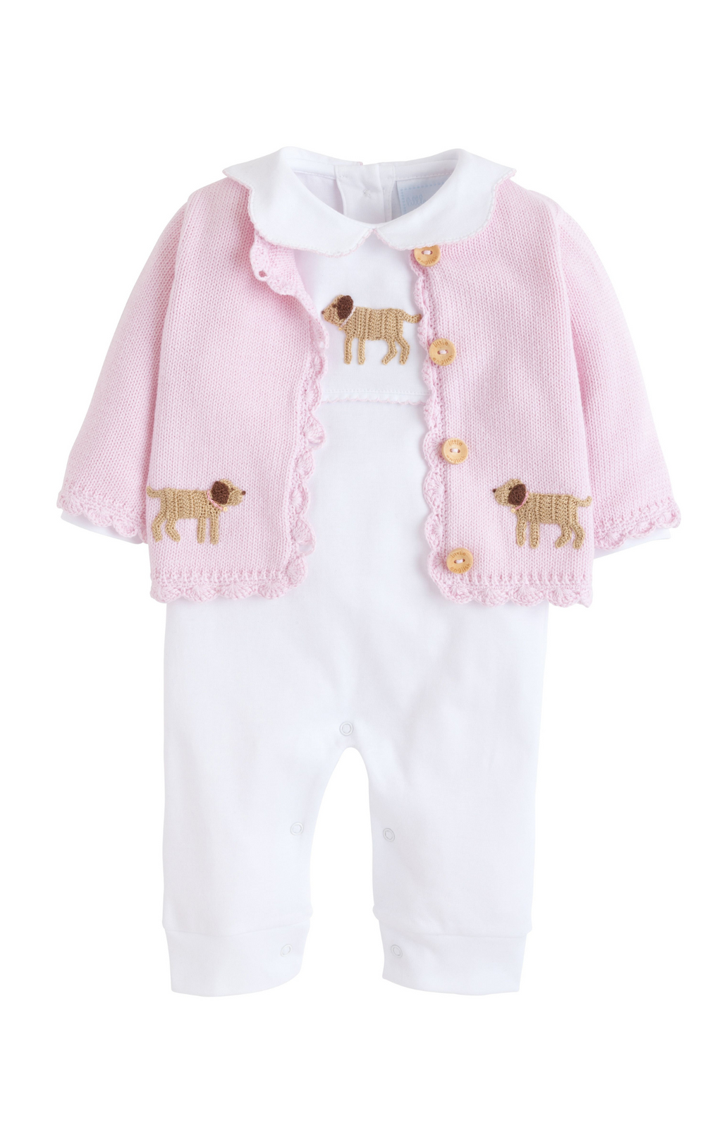Little English Gift Crochet Cardigan Girl Lab