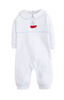 Little English Gift Crochet Playsuit Sailboat
