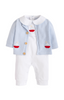 Little English Gift Crochet Playsuit Sailboat