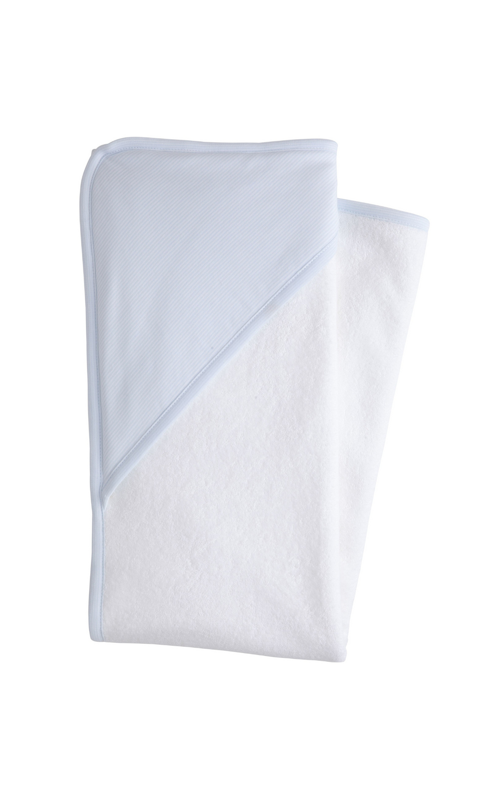 Little English Hooded Towel Blue Stripe