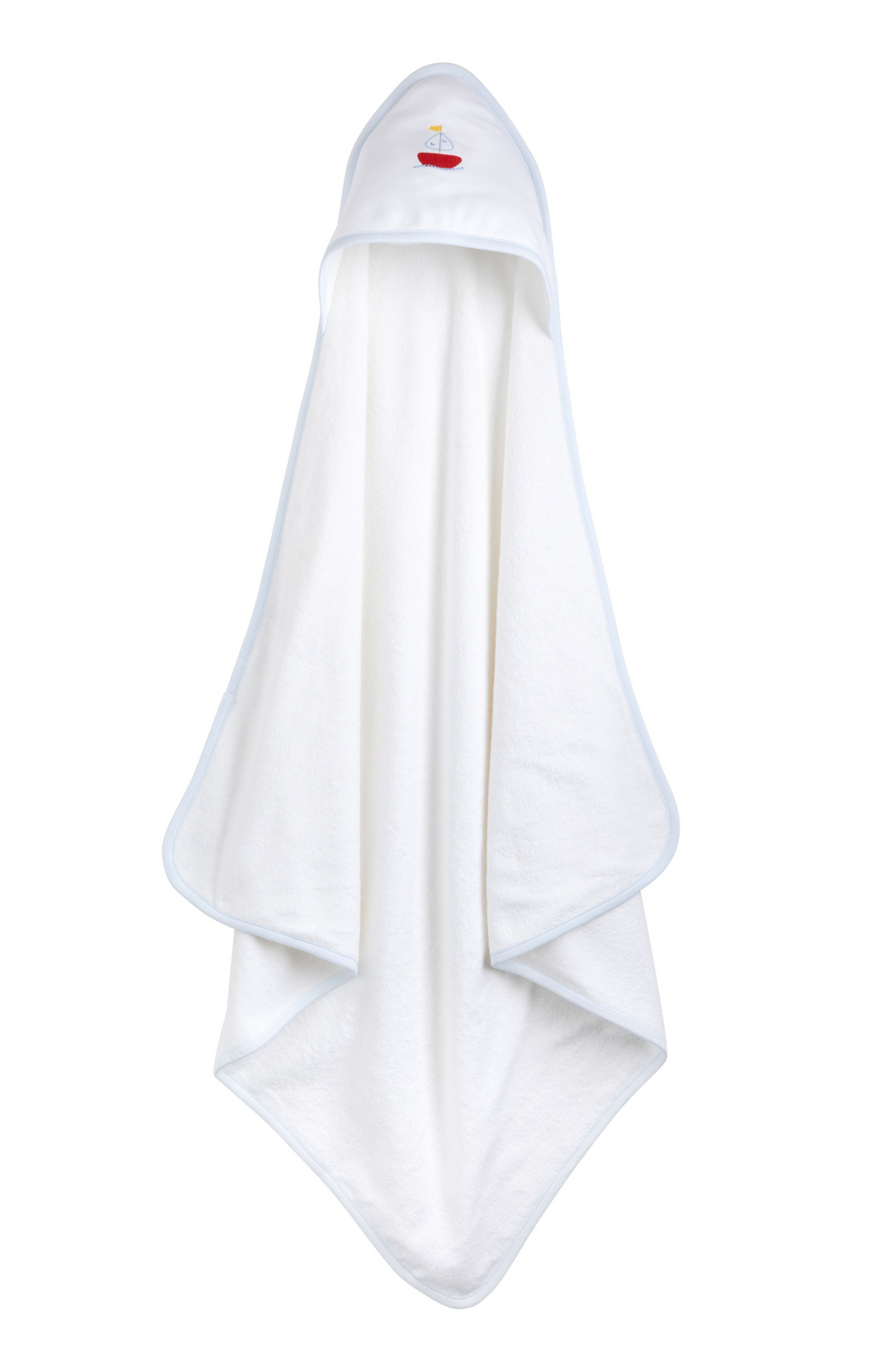 Little English Gift Hooded Towel Sailboat
