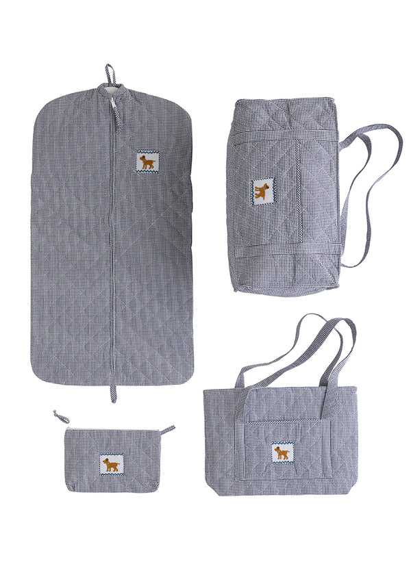 Little English Gift Quilted Luggage Boy Lab