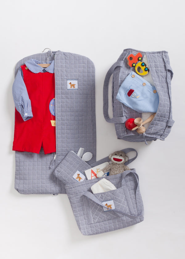 Little English Gift Quilted Luggage  Boy Lab