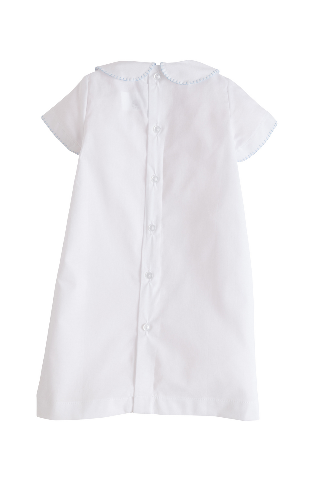 Little English Gift Whipstitch Day Gown Blue